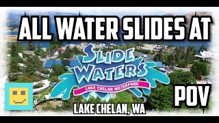 all water slides at slidewaters water park POV [upl. by Cline]