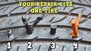 Four Repair Kits One Tire [upl. by Schlessel]