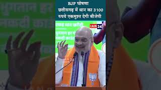 BJP Ghoshna Patra  बीजेपी ने की घोषणा किसानो को 3100 रुपये धान का एकमुश्त देगी BJP [upl. by Colin737]