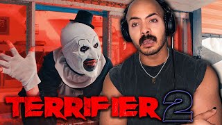 FIRST TIME WATCHING TERRIFIER 2 REACTION [upl. by Warder]