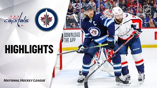 NHL Highlights  Capitals  Jets 22720 [upl. by Laeynad107]