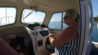 Normandydog to Havelet Bay for the weekend Orkney Pilothouse 20 mk3 [upl. by Sirdi10]