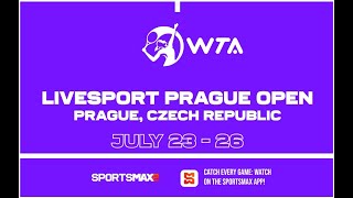 Watch WTA  Livesport Prague Open  July 23  26  on SportsMax2 and the SportsMax App [upl. by Etienne]