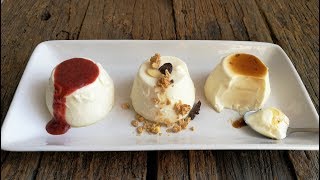 PANNA COTTA original Italian recipe without gelatin [upl. by Anirehs]