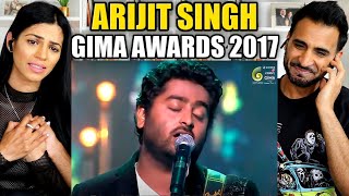 ARIJIT SINGH LIVE at GIMA Awards 2017 REACTION [upl. by Anahsohs]