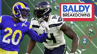 How Jalen Ramsey SHUT DOWN DK Metcalf  Baldy Breakdowns [upl. by Neufer]