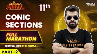 Conic Sections Full Marathon  Part 2  Class 11 CBSE🔥Shimon Sir [upl. by Hedvig]