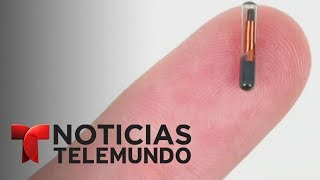 Implantan microchips a empleados de una empresa en Wisconsin  Noticiero  Noticias Telemundo [upl. by Idnim]