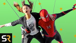 8 SpiderMan Stunts Tom Holland Actually Did Himself [upl. by Chandless980]