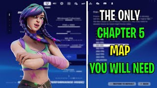 THE ONLY FORTNITE MAP YOULL NEED TO BECOME PRO CHAPTER 5 [upl. by Patten]