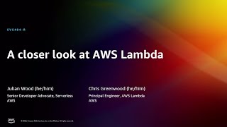 AWS reInvent 2022  A closer look at AWS Lambda SVS404R [upl. by Acyre314]