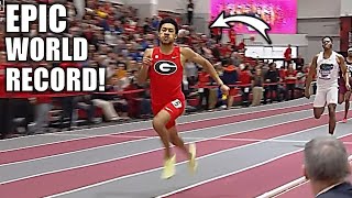 NEW WORLD RECORD The Fastest 400 Meters Ever Run  Christopher Morales Williams  2024 SEC Final [upl. by Gabler]