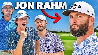 We Challenged Jon Rahm to an 18 Hole Match [upl. by Iras159]