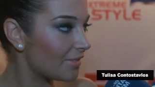 Tulisa Contostavlos interview at the FHM 100 Sexiest party 2012 [upl. by Radnaxela]