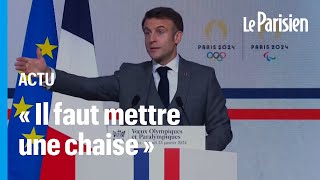 Une personne fait à nouveau un malaise lors d’un discours de Macron [upl. by Acinaj]