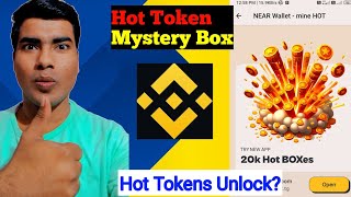 Hot Mining Withdrawal Update  Hot Tokens Unlock Near Wallet Loot Near Hot Tokens Mystery Box [upl. by Crandall282]