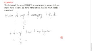 Example Question of Permutations Involving Restrictions [upl. by Morvin]