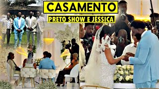 CASAMENTO DE PRETO SHOW E JÉSSICA CARLOS  PARABÉNS AOS NOIVOS [upl. by Annhoj]