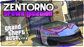 AMAZING GTA V ZENTORNO SPAWN LOCATION STORY MODE ONLY [upl. by Foy]