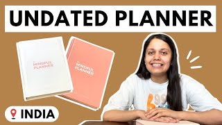 2024 Daily Planner India  Undated Planner  Daily Journaling for beginners  2024 Planner setup [upl. by Sergu]