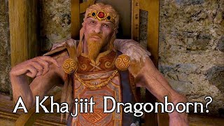 Jarl Balgruuf meets the Khajiit Dragonborn AI voice meme [upl. by Niad734]