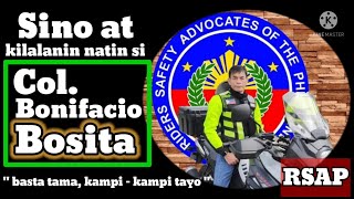 Sino si ColBonifacio Bosita  Kilalanin natin si ColBosita  RSAP FOUNDER  Carluto Tv [upl. by Sigismundo907]