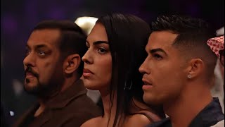 Salman Khan with Cristiano Ronaldo at the Battle Of The Baddes Opening Ceremony Riyadh Saudi Arabia [upl. by Arda]