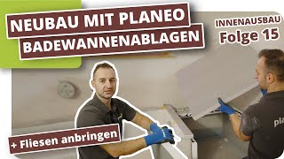 Badewanne mit Ablage aufbauen und verkleiden [upl. by Trix]