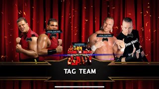 The Quebecers Vs The New Age Outlaws Wwf 2k23 [upl. by Akihsan]