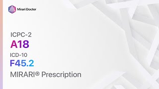 A18 Concern about appearance  ICD10 F452   MIRARI® Prescription [upl. by Ahc]