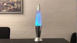 Turbo glitter lampe med farvet lys [upl. by Hersch]