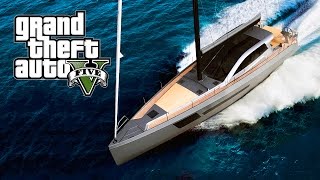 GTA 5 MOD VITA REALE 32  La mia nuova BARCA [upl. by Gass]