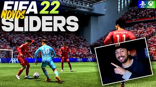 OS MELHORES SLIDERS  UMA NOVA EXPERIÃŠNCIA P VERSÃƒO PS4 XBOX ONE E PC NO FIFA 22 [upl. by Burrill85]