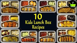 10 Lunch Box Recipes For Kids  Indian Lunch Box Recipes  Easy And Quick Tiffin Ideas For Kids [upl. by Aniuqahs49]