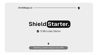 Shield Starter Subscription  5 min Demo [upl. by Edualcnaej]