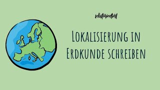 Lokalisierung in Erdkunde schreiben  Aufbau  Beispiel  Geographie  Klausur  PDF  Musterlösung [upl. by Phio]