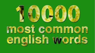 10000 most common english words  part 1 [upl. by Jarrell]