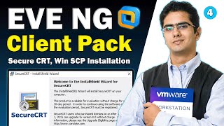 Secure CRT Win SCP and EVE NG Client Pack Installation  EVE NG amp Network Lab Setup Training Part 4 [upl. by Kerin119]