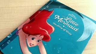 Disneys The Little Mermaid Deluxe Storybook Review [upl. by Naaitsirhc]