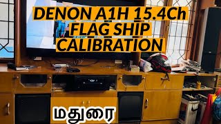 Denon AVCA1H 154 Ch 260W 8K AV Receiver Full Calibration in MADURAI [upl. by Nommad]