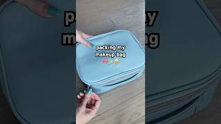 Packing my makeup bag 💕 makeup whatsinmybag packwithme packing beauty skincare asmr sephora [upl. by Aterg737]