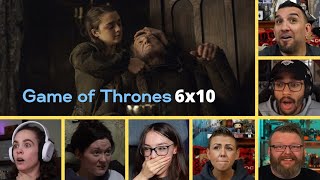 Reactors Reaction to ARYA STARK and WALDER FREY  Game of Thrones 6x10 quotThe Winds of Winterquot [upl. by Atronna]