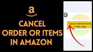 How to Cancel Order on Amazon 2024  Amazon Tutorial [upl. by Theodore]