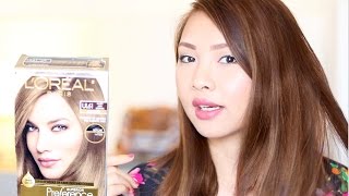 LOREAL UL61 HOW TO DYE DARK HAIR TO ASH BROWN [upl. by Vladamir]