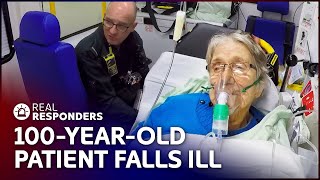 Family Concerned For 100YearOld Mom As Infection Returns  Inside The Ambulance  Real Responders [upl. by Imogen]