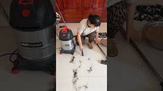 Part 122 Tengba 3000w high power vacuum cleaner Five functions of wet and dry blowing shaking [upl. by Janifer]