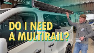 Why and if you should fit an awning multirail to your van [upl. by Kilmarx]