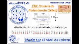 🌐 CRC nivel de Enlace  Aprendiendo Ciberseguridad paso a paso  Charla 16 [upl. by Patsis848]