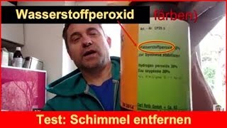 Test Schimmel entfernen mit Wasserstoff Peroxid [upl. by Eremehc]