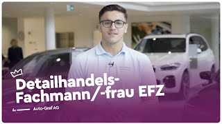 Die Ausbildung als Detailhandelsfachmannfrau EFZ Automobil AfterSales  Lehrstellenvideo  Yousty [upl. by Stringer847]